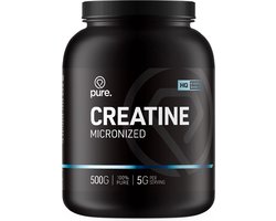 PURE Creatine Monohydraat - Naturel - 500g - micronized poeder - creatine - sportvoeding