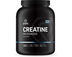 PURE Creatine Monohydraat - Orange - 500g - micronized poeder - creatine - sportvoeding