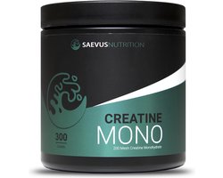 Saevus Nutrition - Creatine Monohydraat - 300 gr - Smaakloos - 60 servings / 5 gr - Poeder - Monohydrate