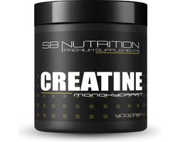 SB NUTRITION Creatine MonoHydraat - Poeder - 100% zuiver supplement - Smaakloos - 500g - 100 doseringen