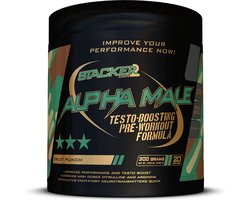 Stacker 2 Alpha Male Pre-Workout - 20 servings - Tropical