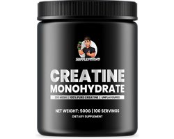 Supplefriend - Creatine Monohydraat - 200 Mesh - Poeder - Voor Optimale Sport prestaties - 100 Doseringen - 500g