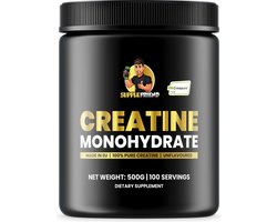 Supplefriend - Creatine Monohydraat - Creapure® - Poeder - Voor Optimale Sport prestaties - 100 Doseringen - 500g