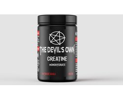 The Devil's Own | Creatine Monohydraat | Unflavoured | 500gr 100 servings | Prestaties | Duursport | Voetbal | Crossfit | Krachtsport | Body Building | Fitness | Energie | Herstel | Nutriworld