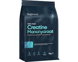 WeightWorld Creatine Poeder - 1kg - Puur creatine monohydraat - 330 doseringen