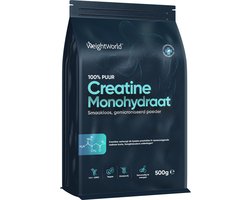 WeightWorld Creatine poeder - 500 g - Puur creatine monohydraat poeder - 165 doseringen