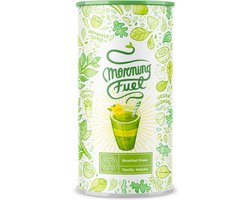 Alpha Foods Morning Fuel Ontbijtshake - Breakfast Shake en Vegan Proteine Poeder van 600 gram voor 20 shakes, met Matcha poeder en Vanille smaak