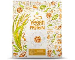 Alpha Foods Vegan Proteine poeder - Eiwitpoeder als maaltijd of ontbijtshake, Plantaardige Proteine Shake, 600 gram voor 20 shakes, met Cookie Dough smaak (nieuw recept)