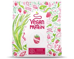 Alpha Foods Vegan Proteine poeder - Eiwitpoeder als maaltijd of ontbijtshake, Plantaardige Proteine Shake, 600 gram voor 20 shakes, met Framboos Yoghurt smaak (nieuw recept)