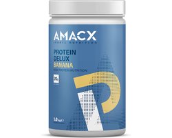 Amacx Protein Delux - Whey Protein - Eiwitshakes - Banana - 1000 gram