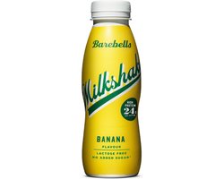 Barebells Milkshake - Eiwitshake / Proteine Shake - Lactosevrij - 8 x 330 ml - Banaan