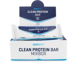 Body & Fit Clean Protein Bar - Proteïne Repen / Eiwitrepen - Mix Box - 12 stuks