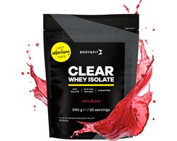 Body & Fit Clear Whey Isolate - Clear Whey Protein - Proteine Poeder - Proteine Ranja - Eiwit Limonade - Cherry - 540 gram (20 shakes)