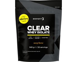 Body & Fit Clear Whey Isolate - Clear Whey Protein - Proteine Poeder - Proteine Ranja - Eiwit Limonade - Mango - 540 gram (20 shakes)