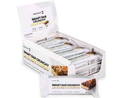 Body & Fit Smart Bars Crunchy - Proteïne Repen / Eiwitrepen - Melk Chocolade/Kokosnoot - 12 eiwitrepen (1 doos)