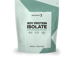 Body & Fit Soy Protein Isolate - Vegan Proteine Poeder - Soja Eiwit Isolaat - 2000 gram (66 Shakes) - Banaan