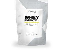 Body & Fit Whey Essential - Eiwitpoeder Aardbei - Proteine Poeder - Whey Protein - 100 shakes (2500 gram)