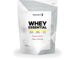 Body & Fit Whey Essential - Eiwitpoeder Aardbei - Proteine Poeder - Whey Protein - 40 shakes (1000 gram)