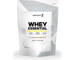 Body & Fit Whey Essential - Eiwitpoeder Chocolade & Pindakaas - Proteine Poeder - Whey Protein - 40 shakes (1000 gram)