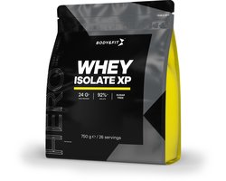 Body & Fit Whey Isolate XP - Hoogwaardige Proteine Poeder - Whey Protein - Whey Isolaat - Eiwitshakes - Vet- en Suikervrij - 750 gram - Naturel