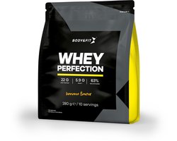 Body & Fit Whey Perfection - Proteine Poeder / Whey Protein - Eiwitpoeder - 280 gram (10 shakes) - Banaan