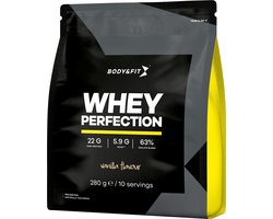 Body & Fit Whey Perfection - Proteine Poeder / Whey Protein - Eiwitpoeder - 280 gram (10 shakes) - Vanille