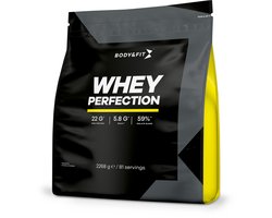 Body & Fit Whey Perfection - Proteine Poeder / Whey Protein - Eiwitpoeder met BCAA - Eiwitshakes - 2268 gram (81 shakes) - Stroopwafel