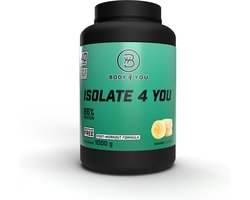 Body4You - Isolate Protein - Eiwitshake | 1000 gram – 40 servings – Banaan