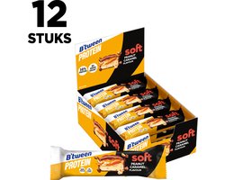 B'tween Proteine Repen Soft - Pinda Karamel - 12 stuks x 45g - Eiwitrepen - 30% eiwit - 179 kcal per reep