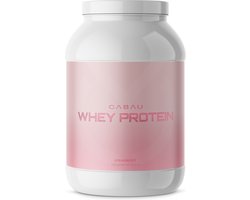 Cabau Lifestyle - Whey Protein Shake - Hoogwaardige Eiwitshake - Whey Strawberry - 33 shakes - Voor spierherstel & opbouw - Hoog in eiwitten - Heerlijk van smaak