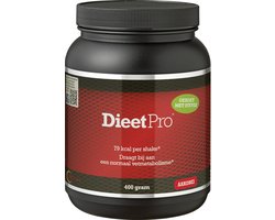 Dieet Pro - Eiwitshake - Voedingssupplementen - Aardbei Stevia - 400 gr