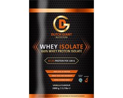 Dutch Giant Nutrition - Whey Isolaat - Eiwitshake - Chocola - (1000gr) - Gratis Shakebeker