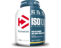 Dymatize ISO-100 Hydrolyzed - Eiwitpoeder / Eiwitshake - 2200 gram - Banaan