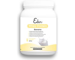 Elan Whey Protein Banaan - 900 gram - inclusief lactase enzym