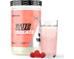 Empose Nutrition Water Clear Isolate - Proteine Ranja - Eiwit Poeder - Proteïne Shake - Eiwitshakes - Whey-Isolaat - Proteine poeder - Suikervrij/Vetvrij - 600 gr - Raspberry Mint