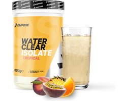 Empose Nutrition Water Clear Isolate - Proteine Ranja - Proteïne Shake - Eiwit Poeder - Eiwitshakes - Proteïne Shake - Whey-Isolaat - Proteine poeder - Suikervrij/Vetvrij - 600 gr - Tropical