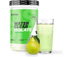 Empose Nutrition Water Clear Isolate - Proteine Ranja - Proteïne Shake - Eiwit Poeder - Eiwitshakes - Whey-Isolaat - Proteine poeder - Suikervrij/Vetvrij - 600 gr - Pear