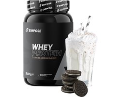 Empose Nutrition Whey Protein - Proteine Poeder - Proteïne Shake - Eiwitpoeder - Proteïne Shake - Eiwitshakes - Cookies & Cream - 908 gram - 30 doseringen