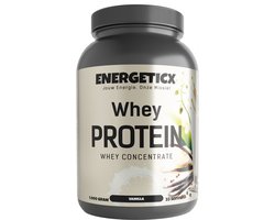 EnergeticX Whey Proteïne Vanille – Hoogwaardige Eiwitshake voor Spierherstel - 33 shakes (1000 gram)