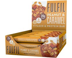 Fulfil Nutrition Vitamin & Protein Bars - Proteine Repen - Pinda & Caramel - 15 eiwitrepen