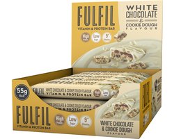 Fulfil Nutrition Vitamin & Protein Bars - Proteine Repen - Witte Chocolade Cookie Dough - 15 eiwitrepen