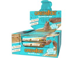 Grenade Protein Bar Chocolate Chip Salted Caramel 20g Protein - Doos 12x 60g - 720g - Eiwitrepen voor Twee Weken - Eiwitten voor Spieren - Sportvoeding - Tussendoortjes