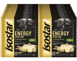 Isostar | Energy Sport Bar | Ontbijtgranen & Banaan | 20 x 3 x 40 gram | Koolhydraten & energietoevoer