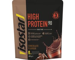 Isostar | High Protein 90 | Chocolade | 28 shakes | 400 gram | Eiwitpoeder voor krachtsport