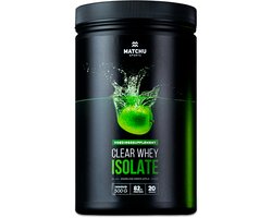 Matchu Sports - Clear whey isolate - Green Apple - Eiwit limonade - Proteine limonade - 500 gram - 20 porties