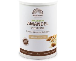 Mattisson - Biologische Amandel Proteïne - 50% Eiwit - Vegan Eiwit Shake - 350 Gram