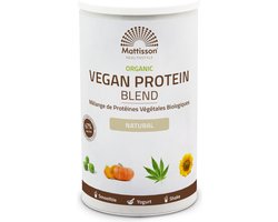 Mattisson - Biologische Vegan Proteïne Blend Poeder 67% - Eiwitpoeder - 400 Gram