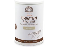 Mattisson - Erwten Proteïne - 86% Eiwit - Glutenvrij - Vegan Eiwit Shake - 350 Gram