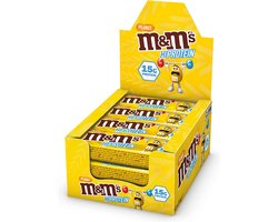 M&M’s Hi Protein Bar - Eiwit Reep / Eiwit Snack - 12 Repen - Peanut Smaak - 1 Doos