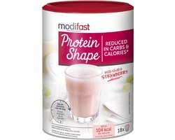 Modifast Protein Shape - Milkshake - Aardbei - 420 g